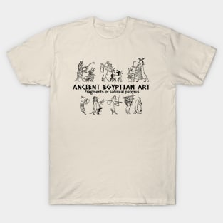 Ancient Egyptian Art Fragments of Satirical Papyrus T-Shirt